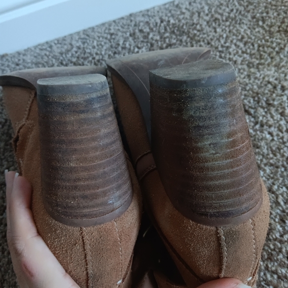 Sam Edelman Suede Leather Ankle Booties - Picture 13 of 14